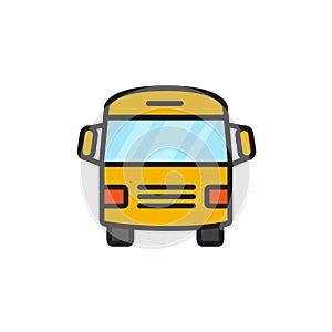 Bus Icon on white background