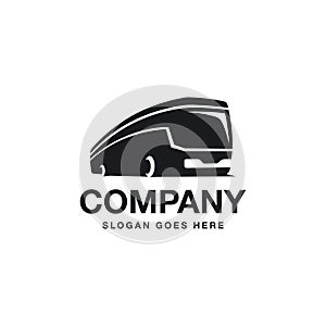 Bus Logo Icon, Travel Logo Icon, Transportation logo vector template