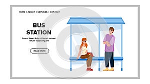 bus station vector