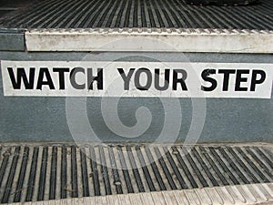 Bus Steps- Watch Your Step!