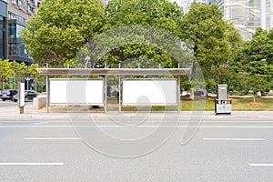 Bus stop billboard