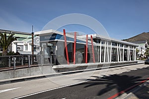 Bus stop on the Waterfront in Cape Town South Africa