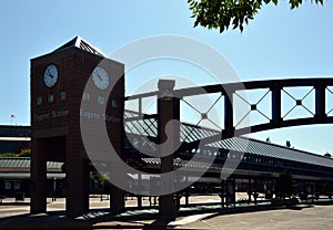 Bus Terminal in Downtown Eugene, Oregon