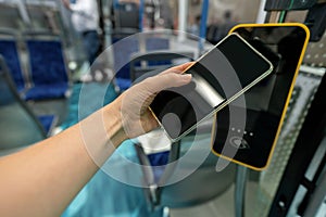 Bus ticket NFC device