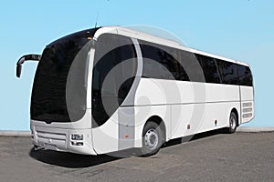 Bus travel vehicle outdoors