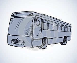 Bus. Vector drawing