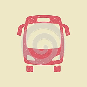Bus vector icon