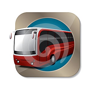 Bus. Vector illustration decorative design