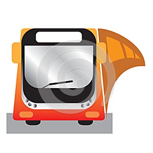 bus. Vector illustration decorative design