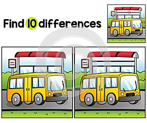 Bus Vehicle Find The Differences