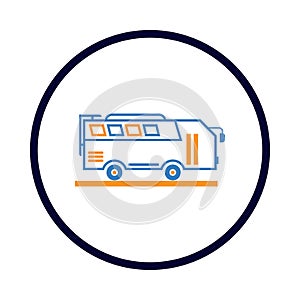 Bus, vehicle, truck, car, school bus, bus vehicle icon