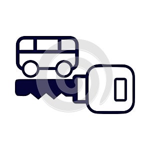Bus, vehicle, truck, car, school bus, bus vehicle icon