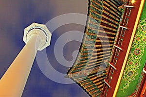 Busan Tower At Night