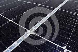 Busbar on Solar Panel for Connecting Solar Wafers Together