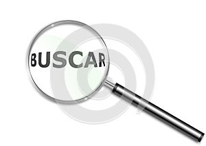 Buscar, spanish word for find photo