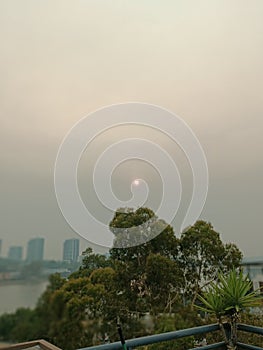 Bush fires effecting our air quality