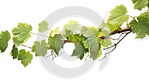 Bush grape or three-leaved wild vine cayratia & x28;Cayratia trifolia& x29; liana ivy plant bush, nature frame jungle