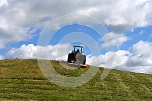 Bush Hogging Pasture in Tennessee