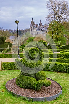 Bush sculpture in park - Durbuy Belgium