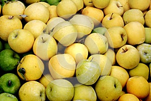 Bushel of Yellow Apples