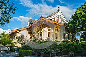 Bushido Hall near tainan confucius temple in taiwan photo
