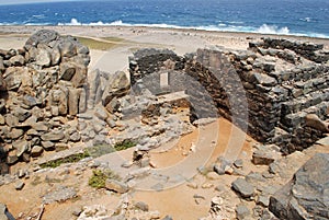 Bushirbana Gold Mine Ruins on the Island of Aruba