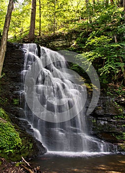 Bushkill Falls in the Pensylvania Pocono Mountains