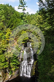 Bushkill Falls in Pocono Mountains region of Pennsylvania, United States of America
