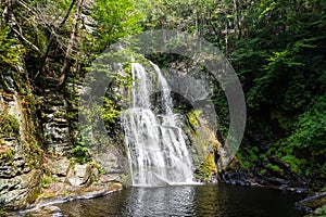 Bushkill Falls in Pocono Mountains region of Pennsylvania, United States of America