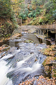Bushkill Waterfall River