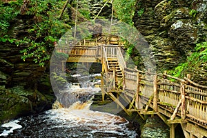 Bushkilll Falls elevated walkway