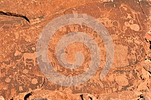 Bushman Rock Engravings - Namibia