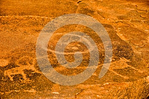 Bushman Rock Engravings - Namibia