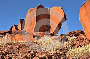 Bushman Rock Engravings - Namibia