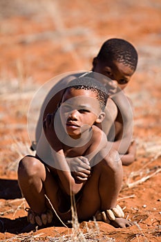 Bushman san boy