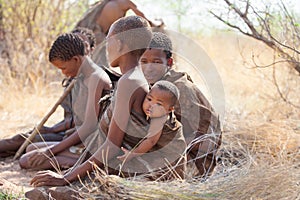 Bushmen of the Kalahari desert