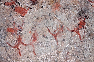 Bushmen rock painting