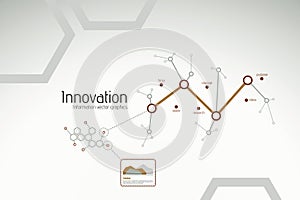 Busines innovation and research graphics