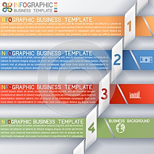 Busines Template four Steps