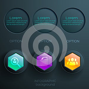 Business Abstract Infographic Concept