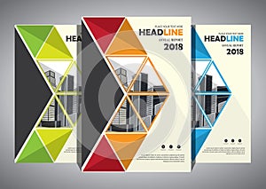 Business abstract vector template. Brochure design, cover modern layout, annual report, poster, flyer in A4 with colorful