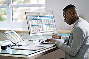 Business Accountant Using Spreadsheet Software