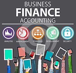 Business Accounting Financial Analysis Management Concept