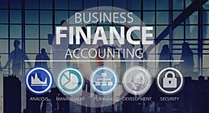 Business Accounting Financial Analysis Management Concept