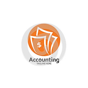 Business Accounting and Financial logo template vector illustration
