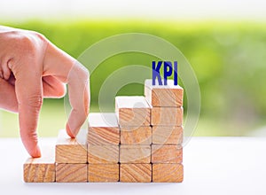 Business achievement, KPI growth concept.