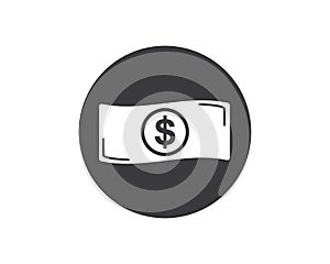 Business acounting money logo vector