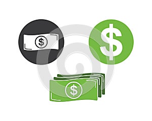 Business acounting money logo vector
