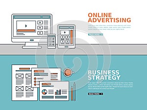 Business advertising banner