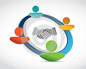 business agreement handshake concept
